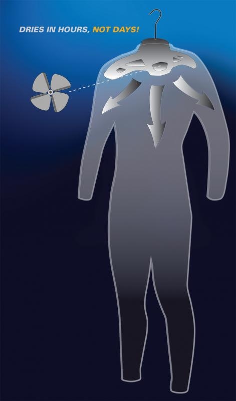 Underwater Kinetics HangAir Wetsuit Hanger with Fan