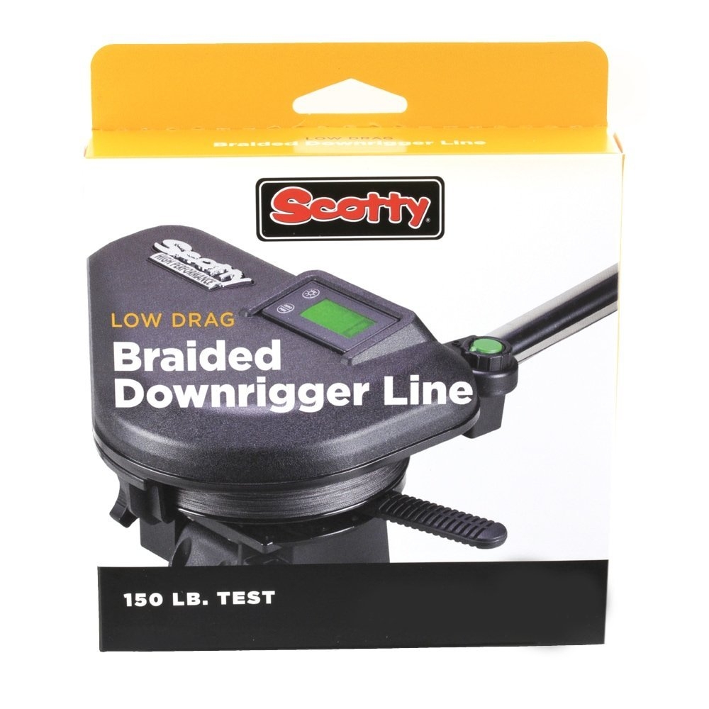 Scotty 2800K Low Drag Braided Downrigger Line 150lb 200ft Mounts and Accessories