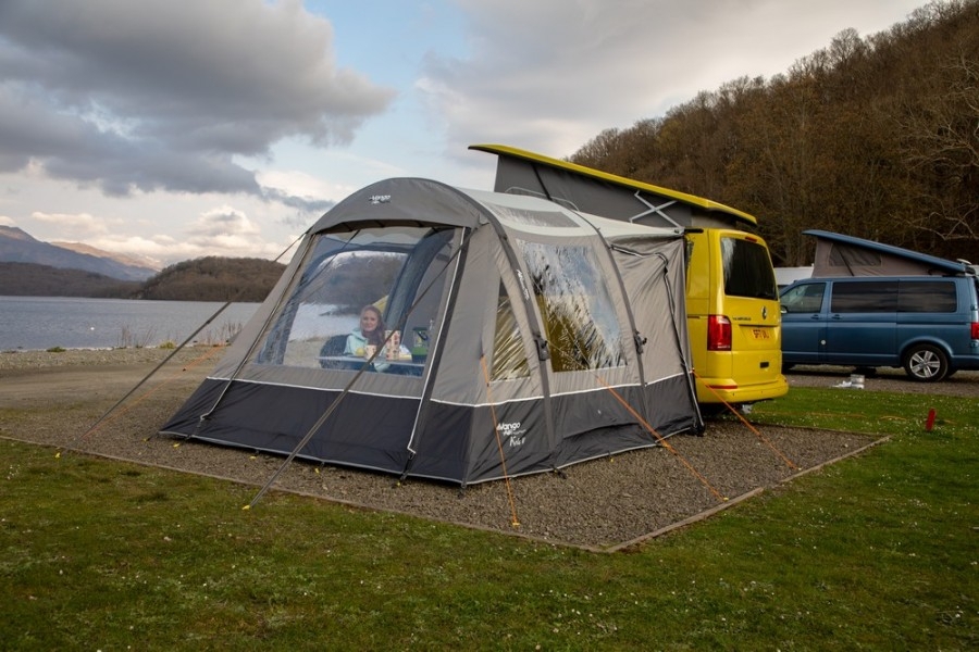 Vango Kela V Air Low Driveaway Awning Cloud Grey