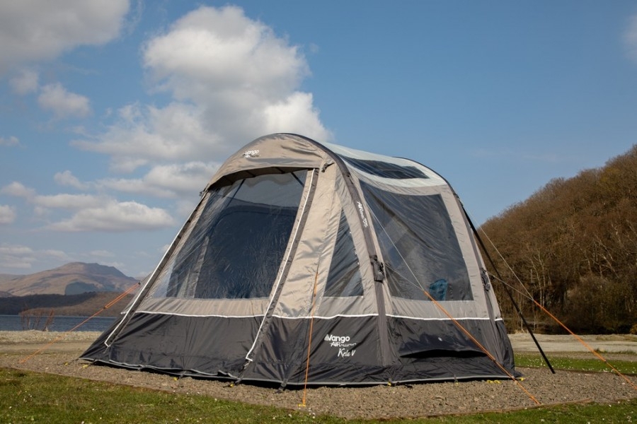 Vango Kela V Air Low Driveaway Awning Cloud Grey