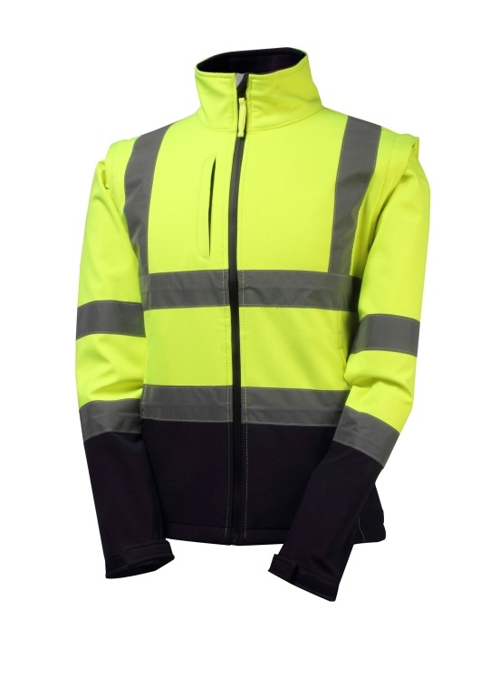 Rainbird Landy Jacket Fluoro Yellow Navy 2XL