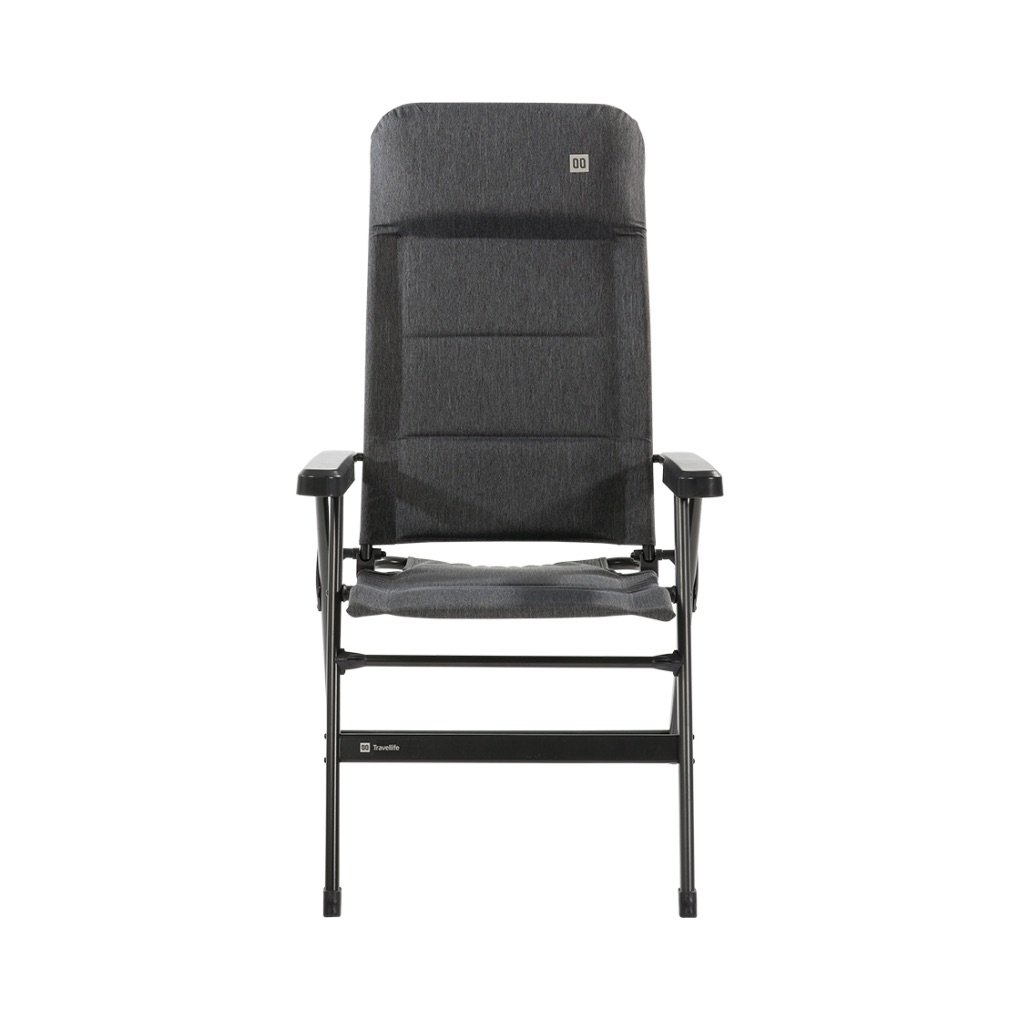 Travellife Lago Recliner Comfort Camping Chair Stormy Grey