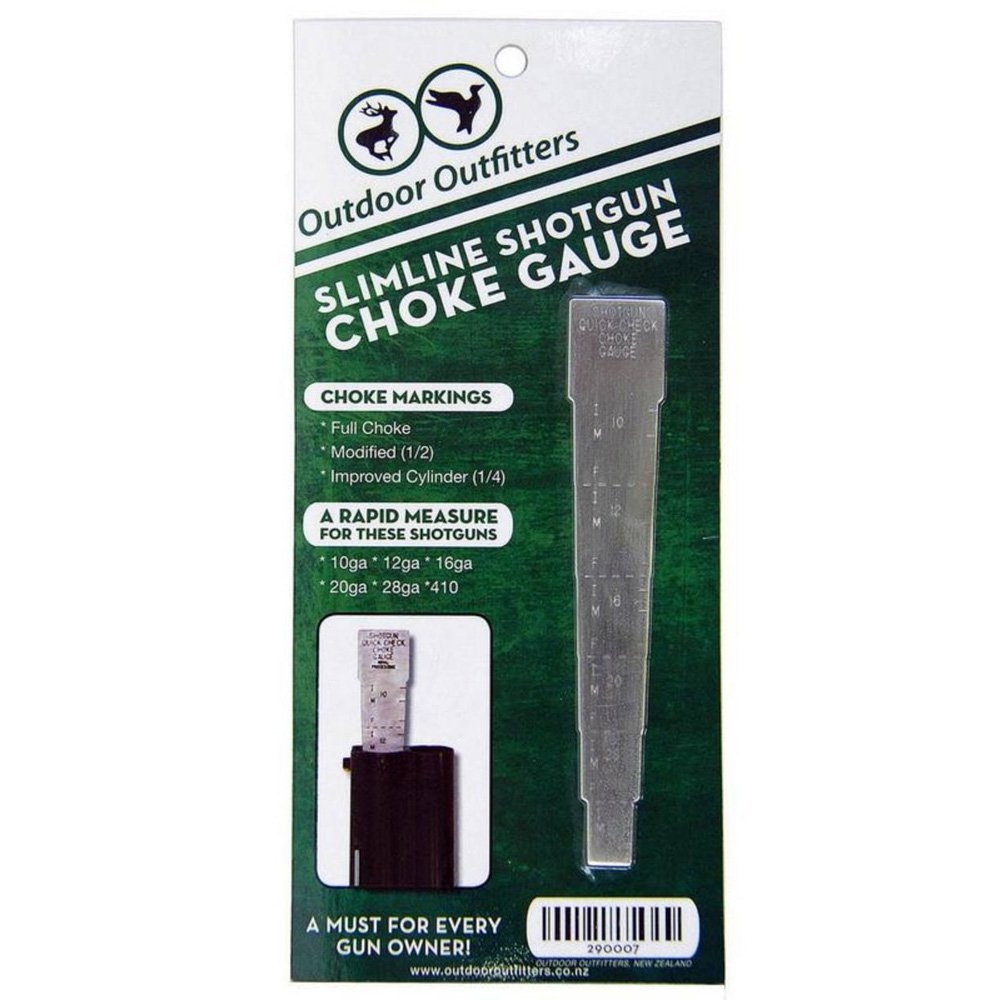 Outdoor Outfitters Slimline Shotgun Choke Gauge for 410/28/20/16/12/10 Gauge
