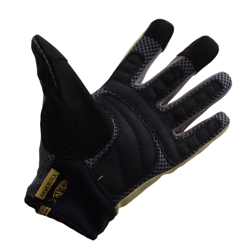 AFTCO Leader and Release Gloves Dark Storm Camo Medium
