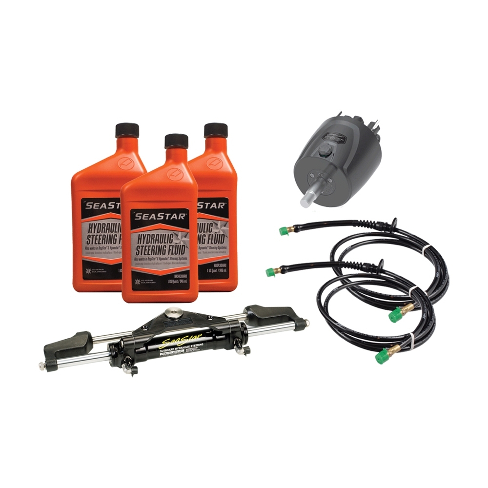 SeaStar Front Mount Outboard Hose Steering Kit 18ft