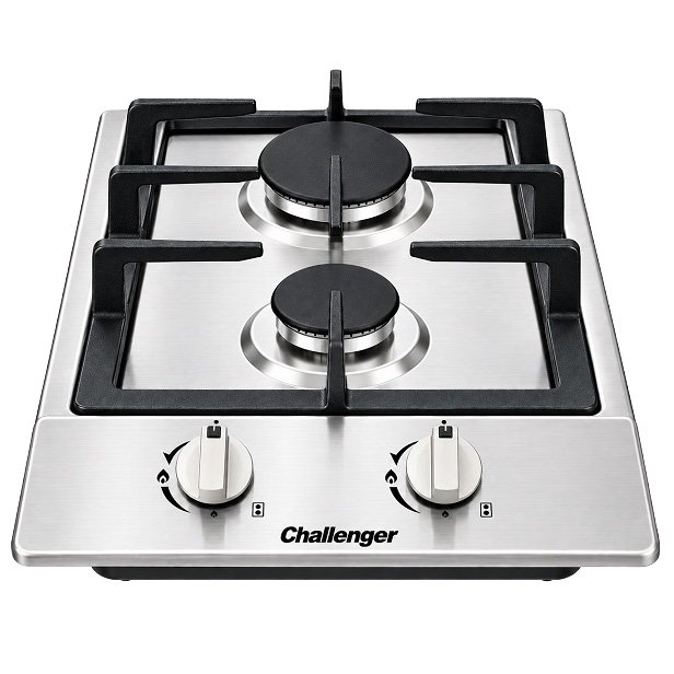 Challenger Domino Double Burner Gas Hob