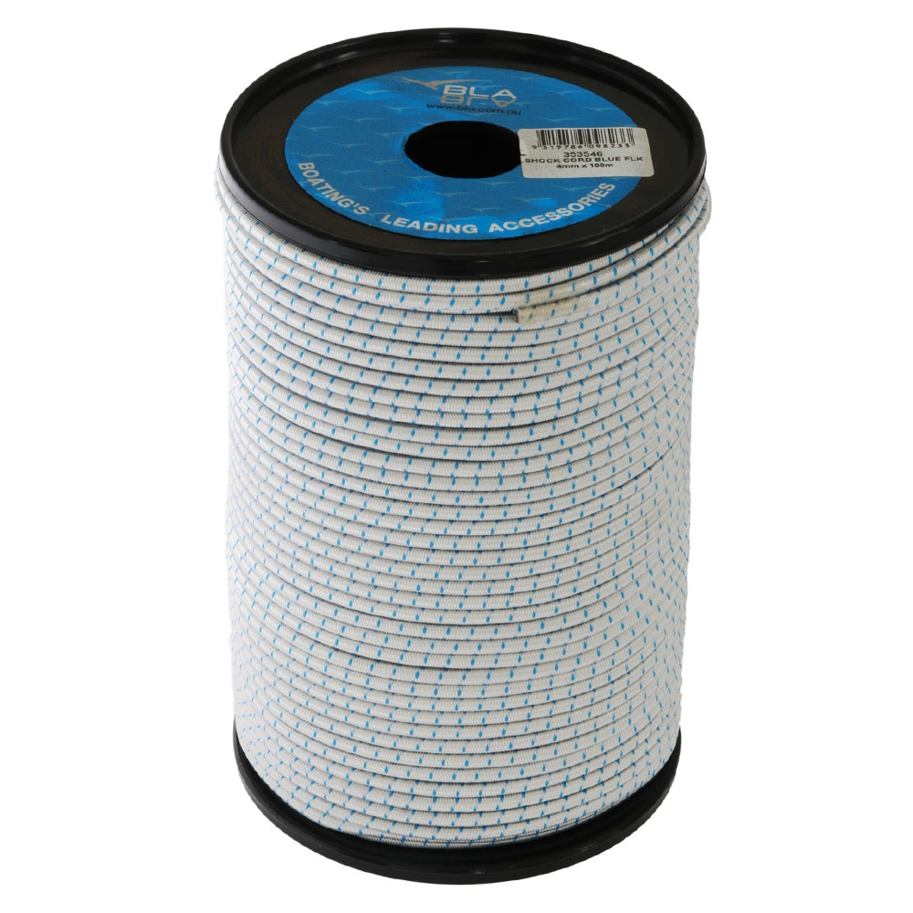 BLA Shock Cord Blue Fleck 4mm 100m