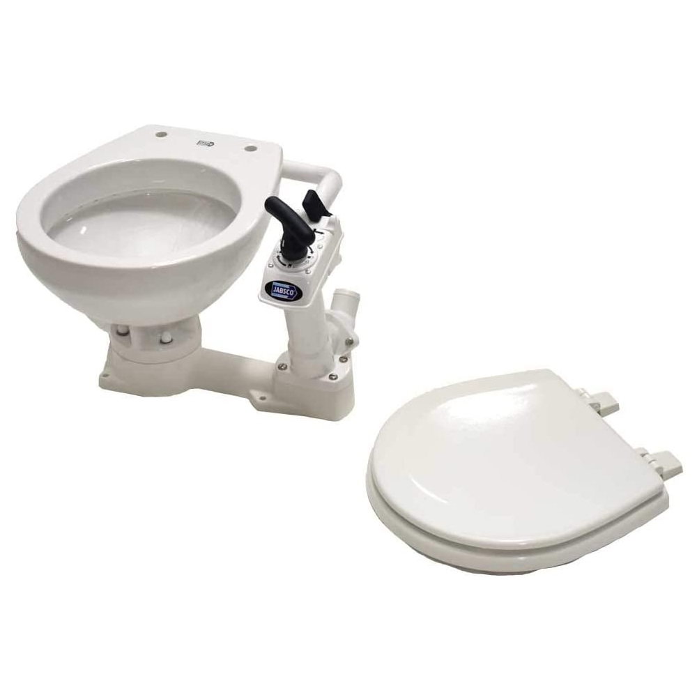 Jabsco 29090-5000 Twist 'N' Lock Manual Toilet Compact Bowl