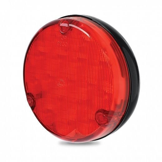 Hella Marine 110mm Round LED Stop/Rear Position Lamp Black Base