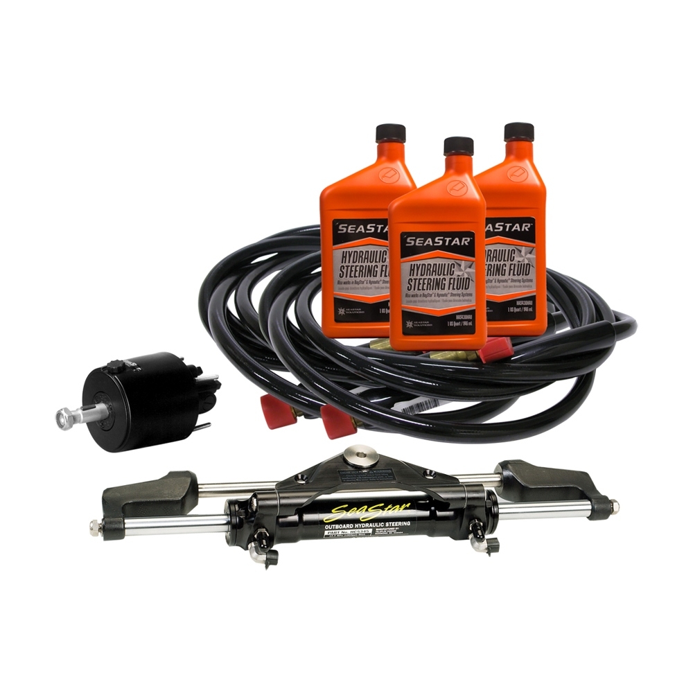 SeaStar Front Mount Pro Outboard Hose Steering Kit 20ft