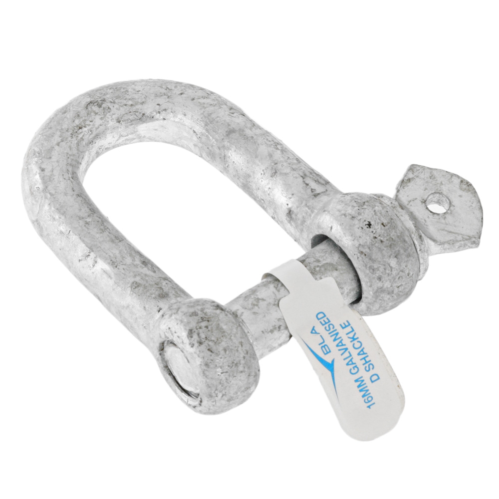 BLA D Shackle - Galvanised 16mm Qty 1