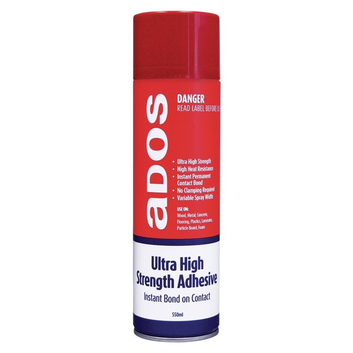 ADOS UHS Ultra High Strength Aerosol Adhesive 550ml