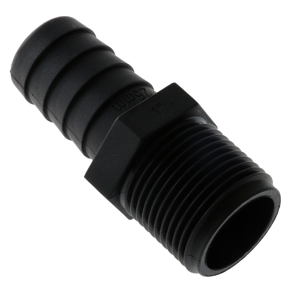 TruDesign Hose Tail - Long Thread 1in BSP Thread 25mm