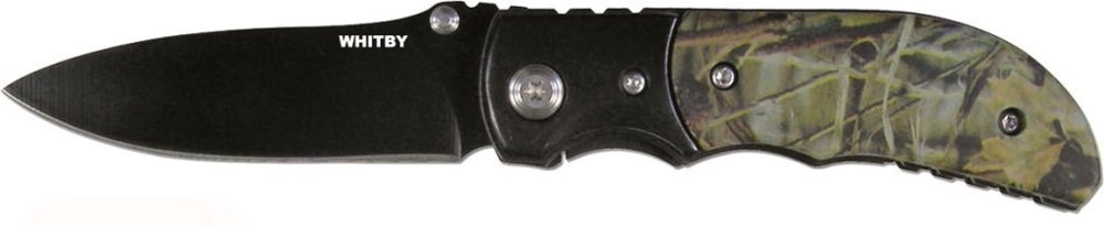 Whitby Camo Folding Pocket Knife 7cm