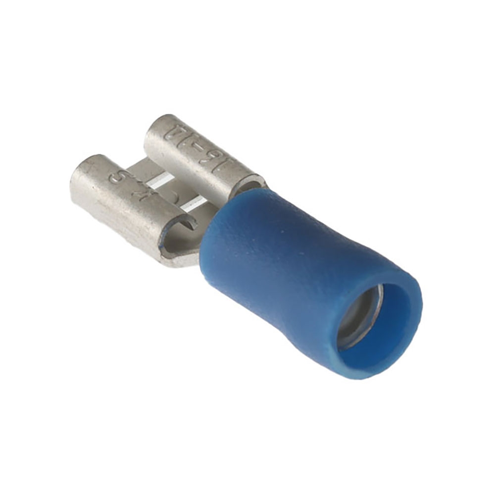 Pre-insulated External Spade Terminals - Blue 10 Pack