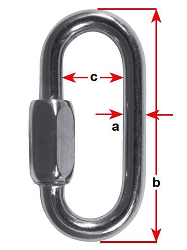 Stainless Steel Quick Links - 40mm - Duplicate