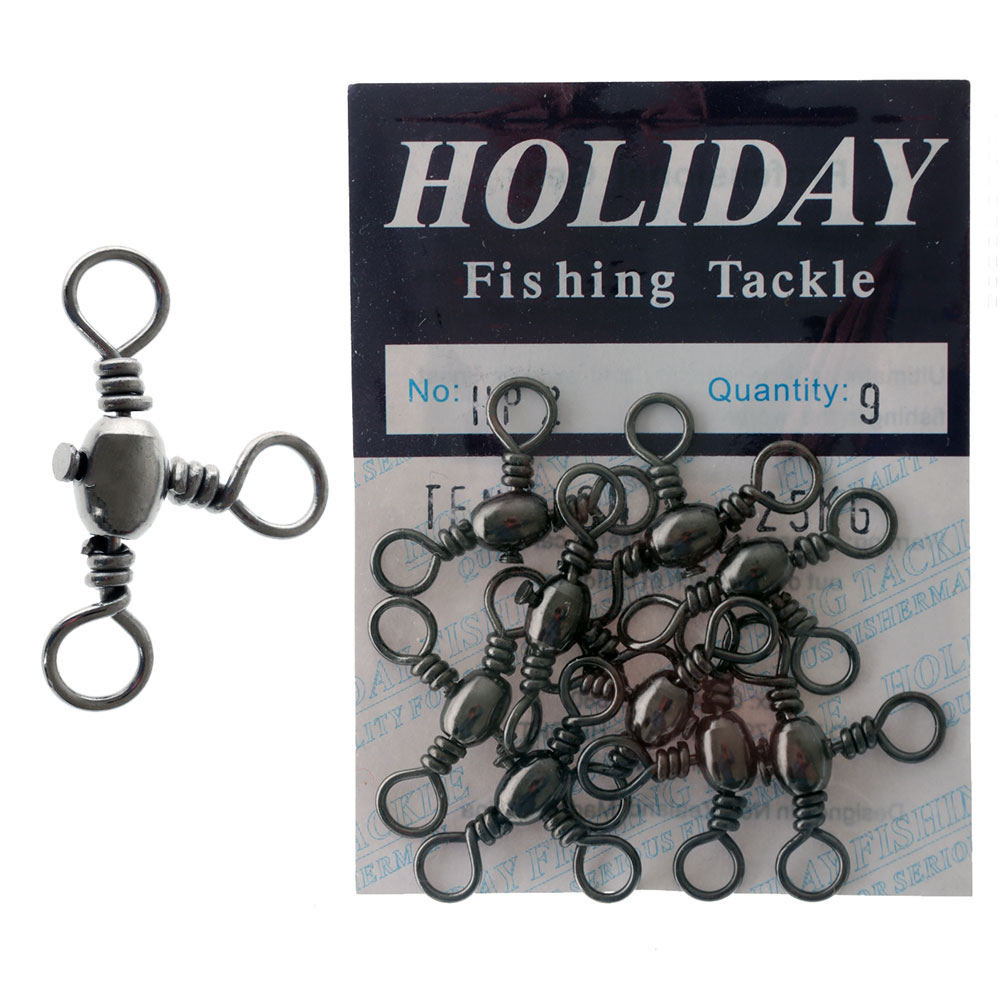 Holiday 3 Way Swivels Size 2 Tension 25kg Qty 9