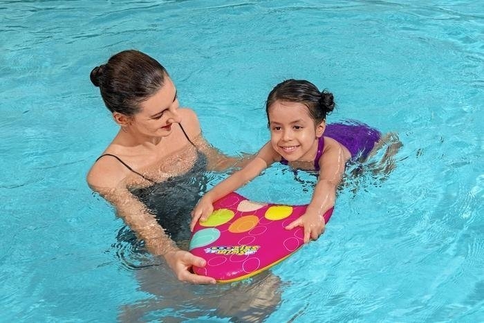 Bestway Swim Safe ABC Aquastar Fabric Kickboard 3-6 Years Yellow Blue