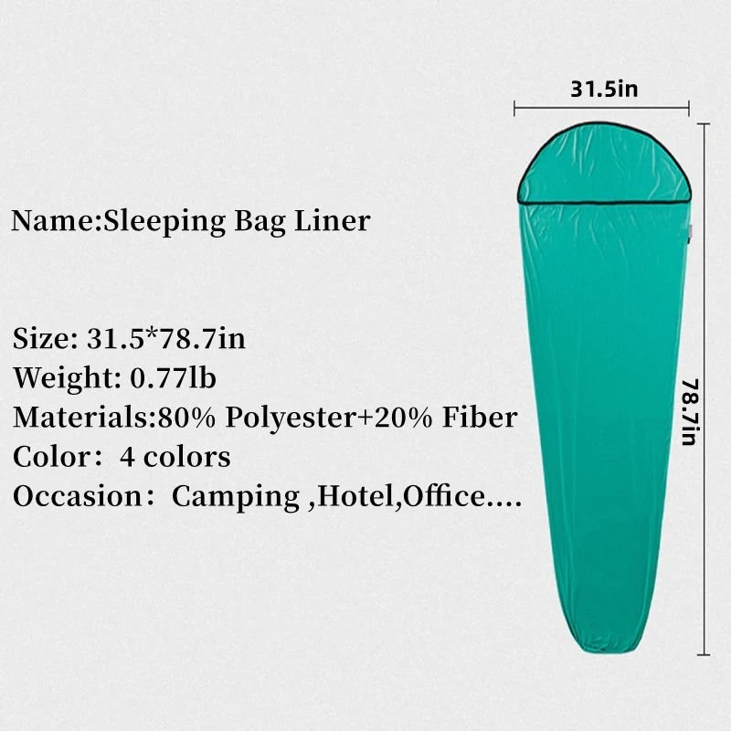 Naturehike Super Elastic Sleeping Bag Liner Orange
