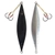 Black Magic Flipper Slow Pitch Jig 200g Black/Silver/Lumo