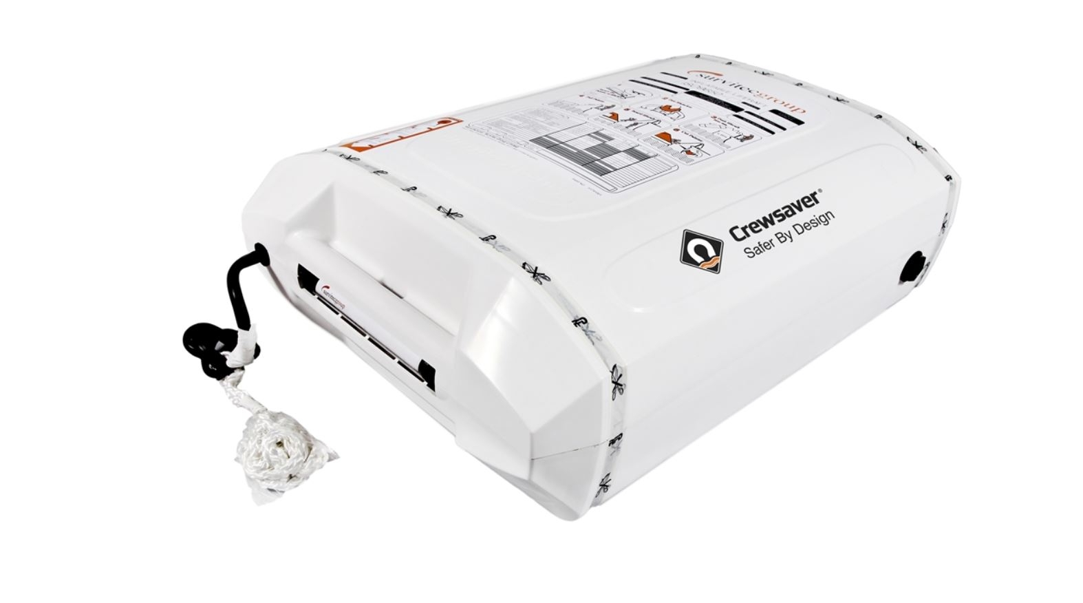 Crewsaver 6-Man ISO Ocean Inshore Life Raft Under 24hr Container