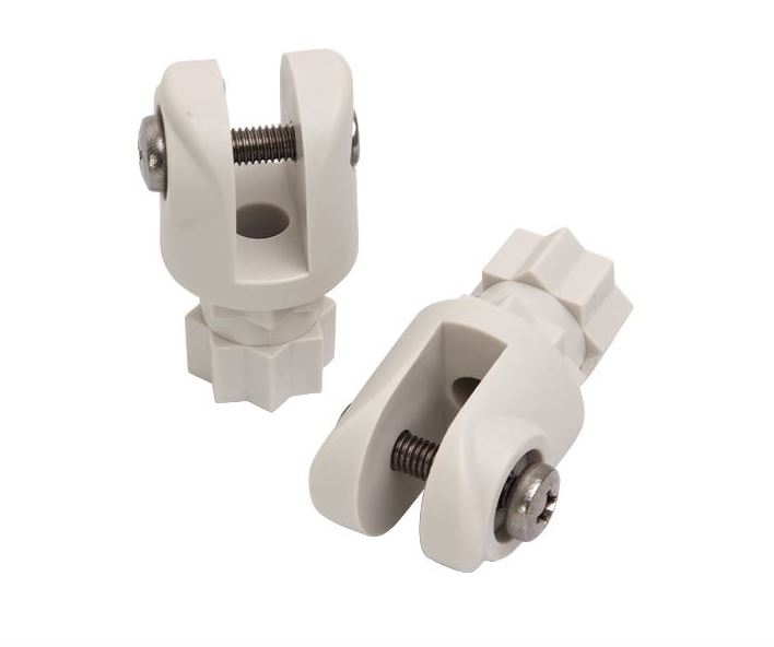 RAILBLAZA Clevis/Bimini Support Twin Pack White