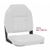 Oceansouth High Back Deluxe Fold Down Boat Seat White