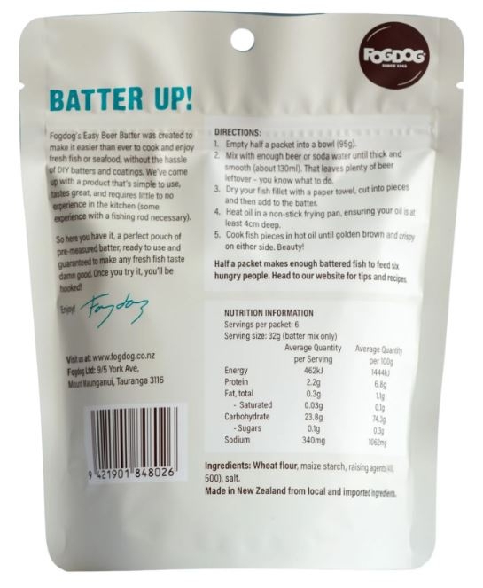 FOGDOG Crispy Batter Mix Original 190g