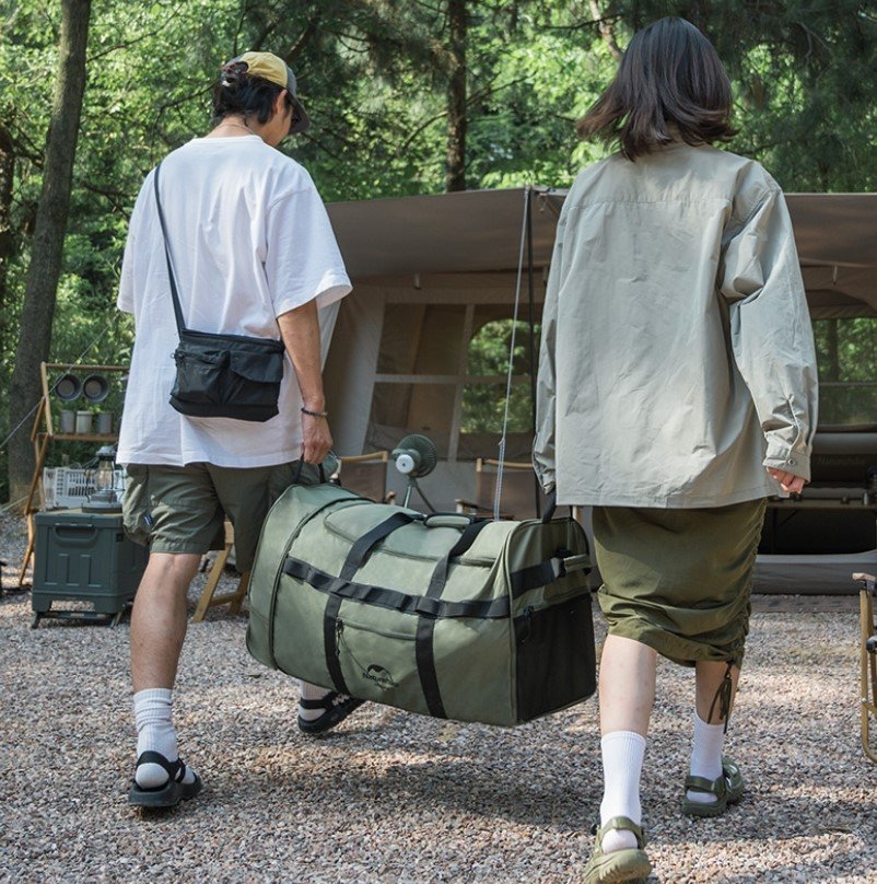 Naturehike Folding Rolling Luggage/Duffel Bag 88L Army Green