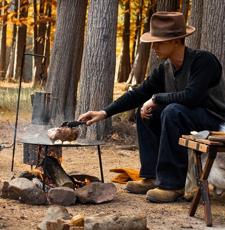 Naturehike Cast Iron Griddle / Hot Plate Round 50 x 40cm