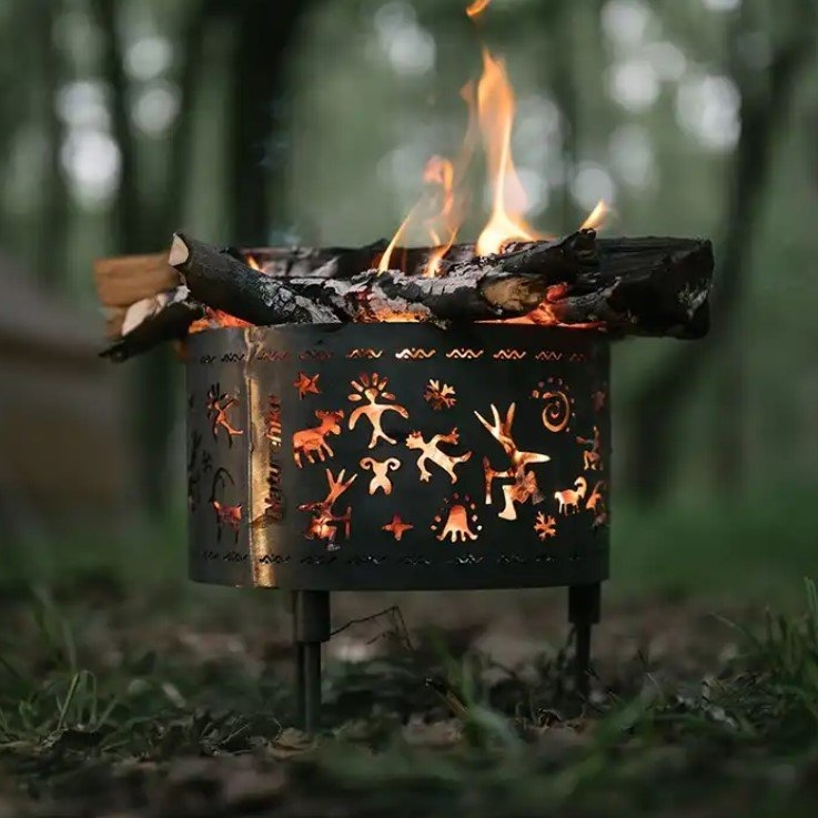 Naturehike Portable Fire Pit Round