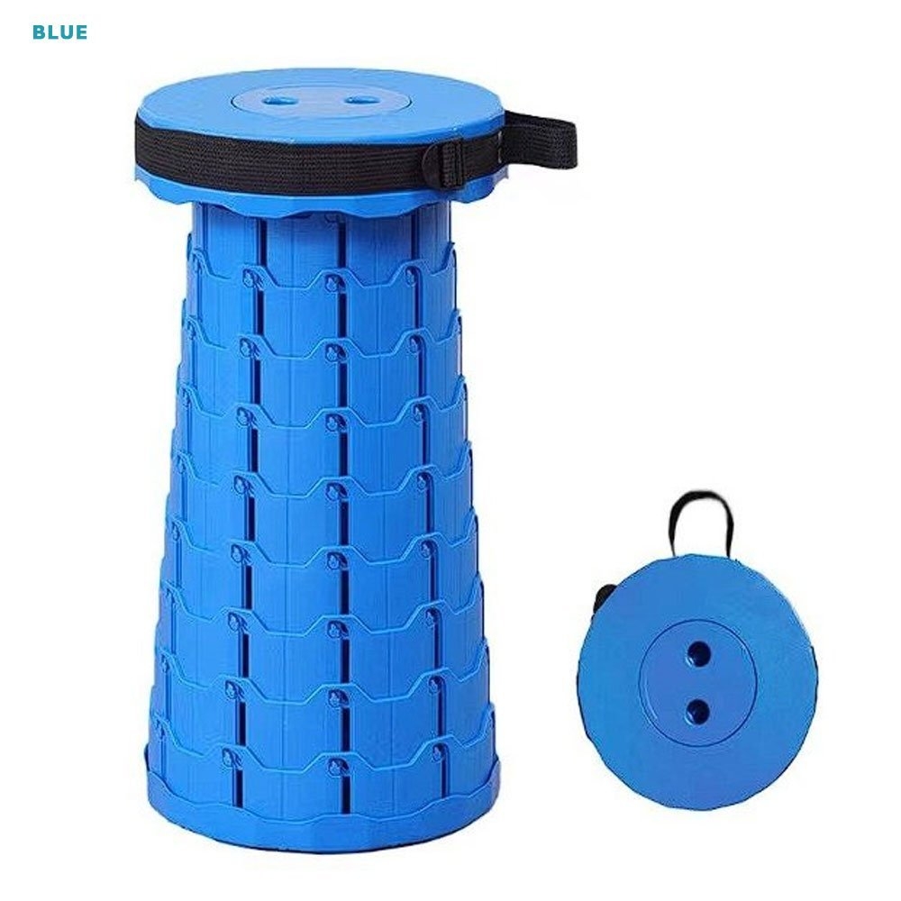 Venturer Portable Collapsible Camping Stool with Padded Foam Cushion / Carry Bag