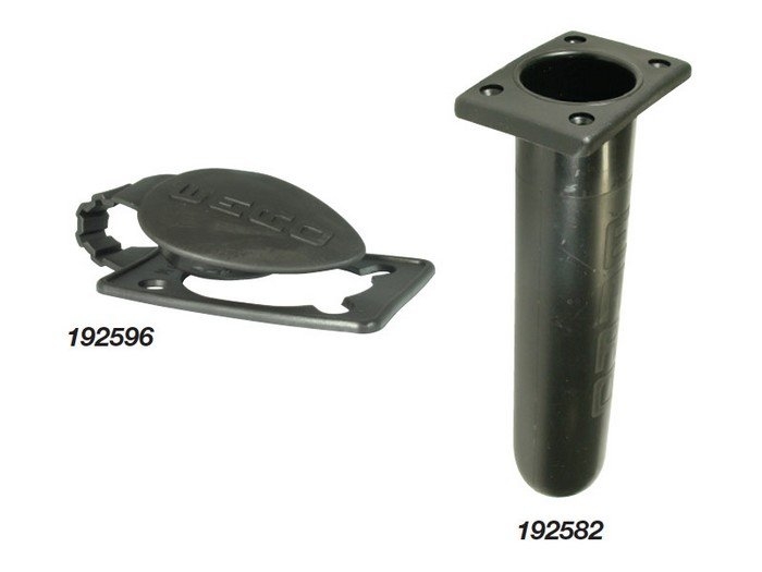 EMROWARE Slimline Flush Mount Rod Holder