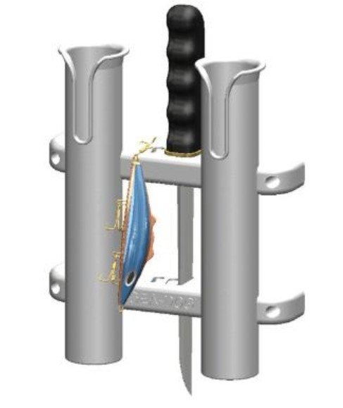 Sea-Dog UV Stabilised 2 Rod Holder White