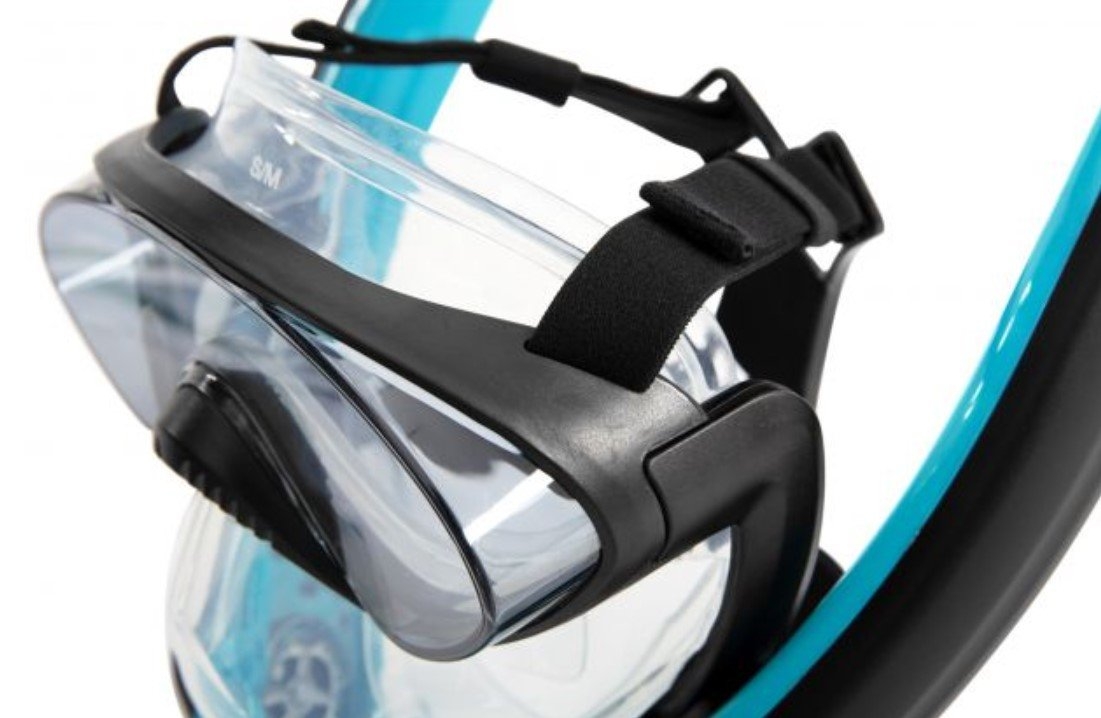 Hydro-Pro SeaClear Flowtech Adult Full Face Snorkel Mask S-M