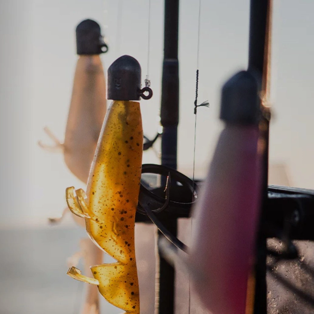 Daiwa BaitJunkie Prawn Soft Bait 5in/127mm Qty 6 Daiwa BaitJunkie Prawn Soft Bait 5in/127mm Qty 6