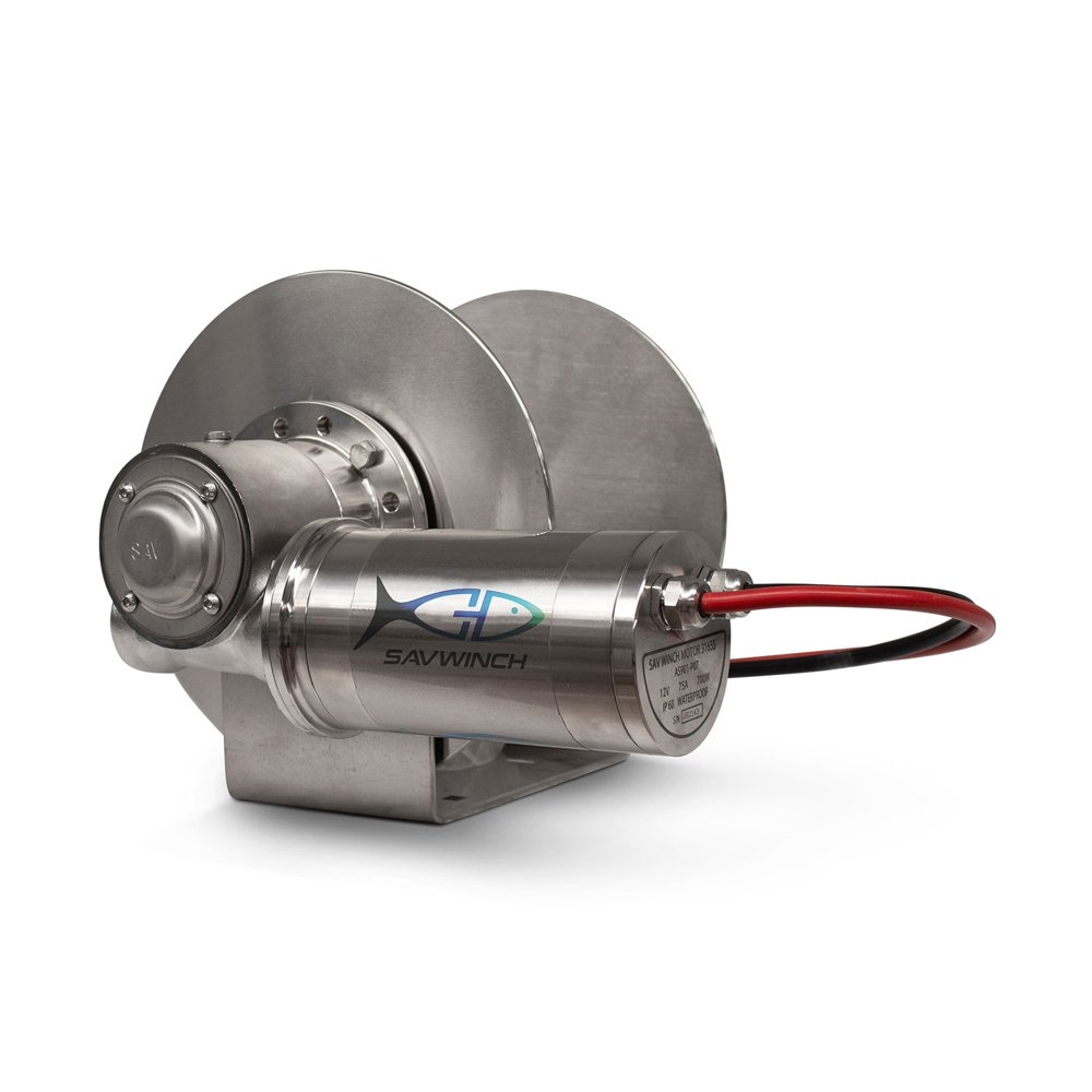 Savwinch Signature Series 1500SS Stainless Drum Winch - OEM