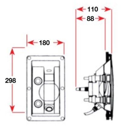 Whale Swim-N-Rinse Shower Mixer with Cover and Lock