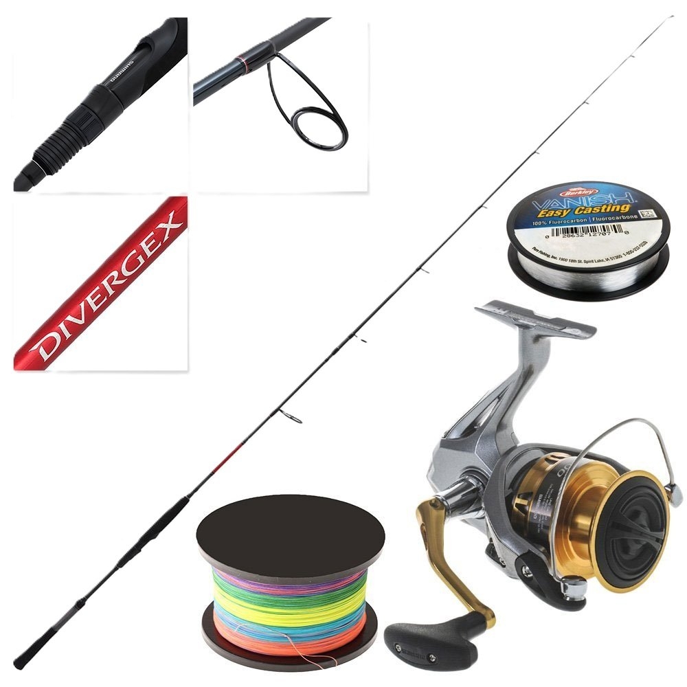 Shimano Sedona Divergex Slider Value Package 7ft 5-10kg 2pc