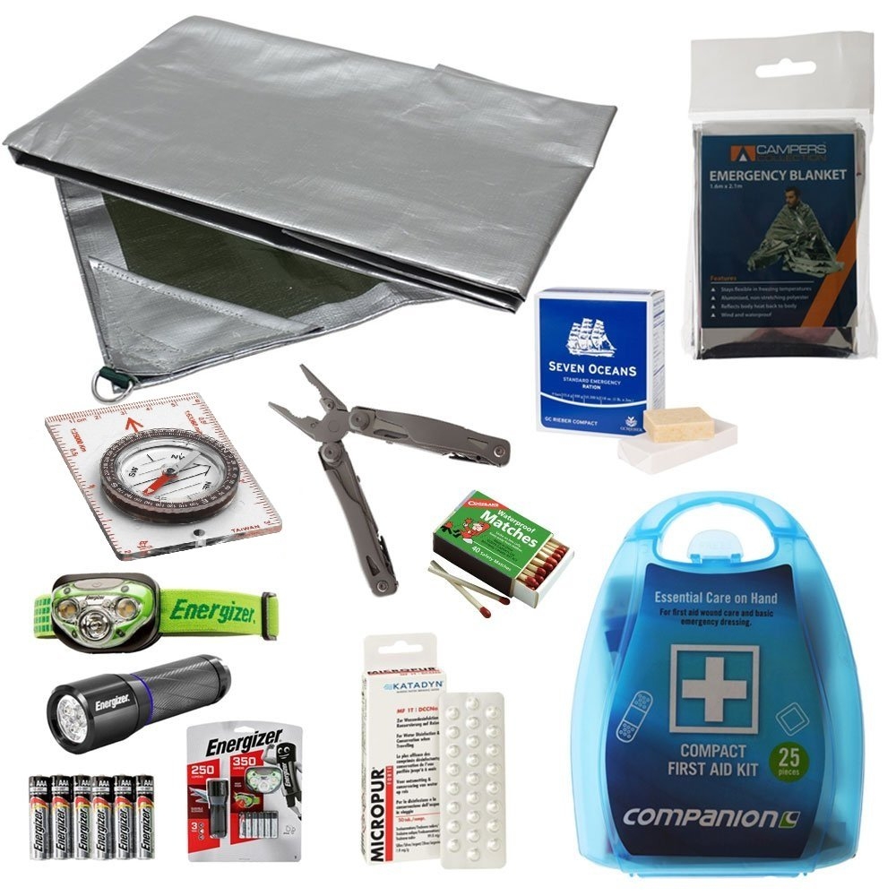 Hiking 9-Piece Survival Kit