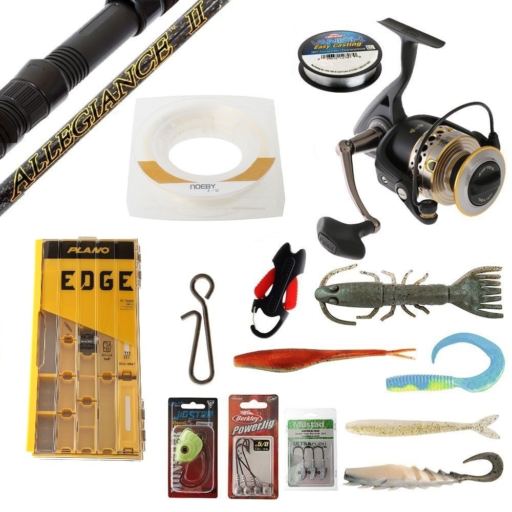 PENN Battle Allegiance Ultimate Softbait Tackle Package 7ft 4-7kg 2pc