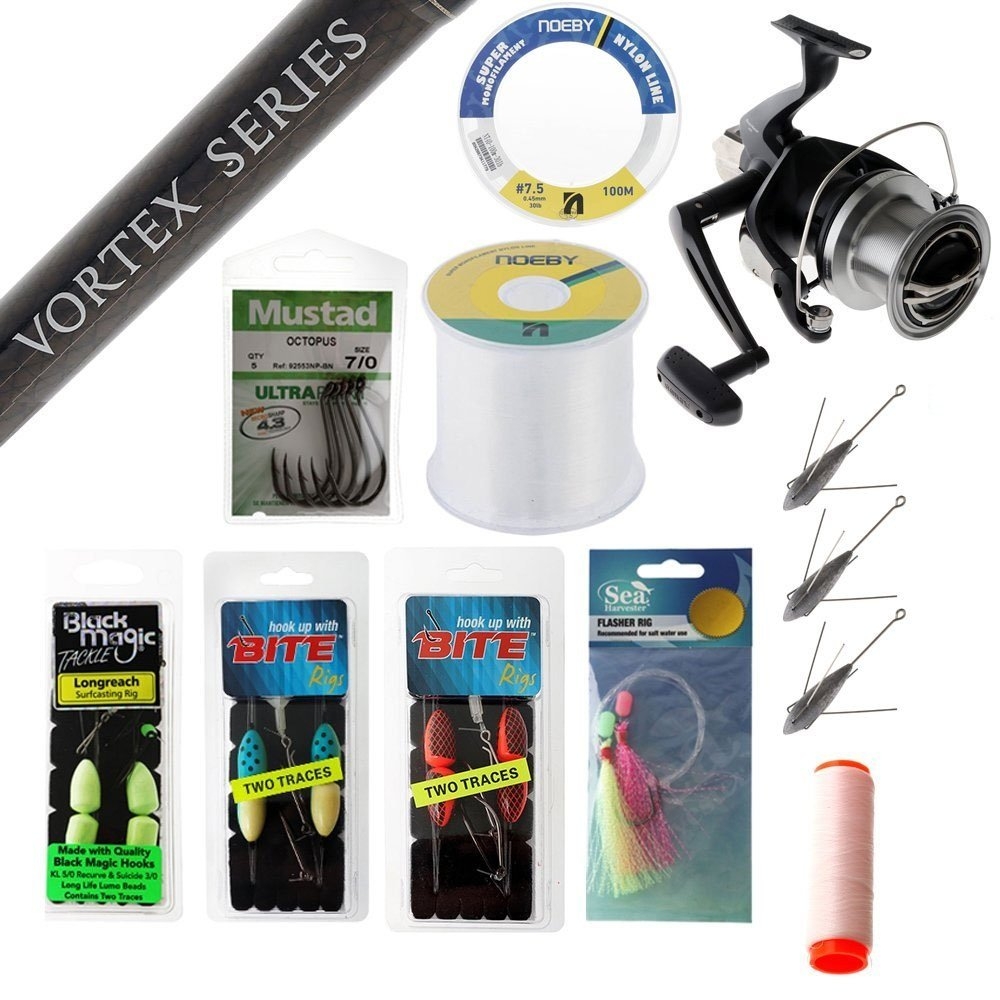 Shimano Beastmaster 14000 Vortex Surfcasting Value Package 13ft 6in 8-15kg 3pc
