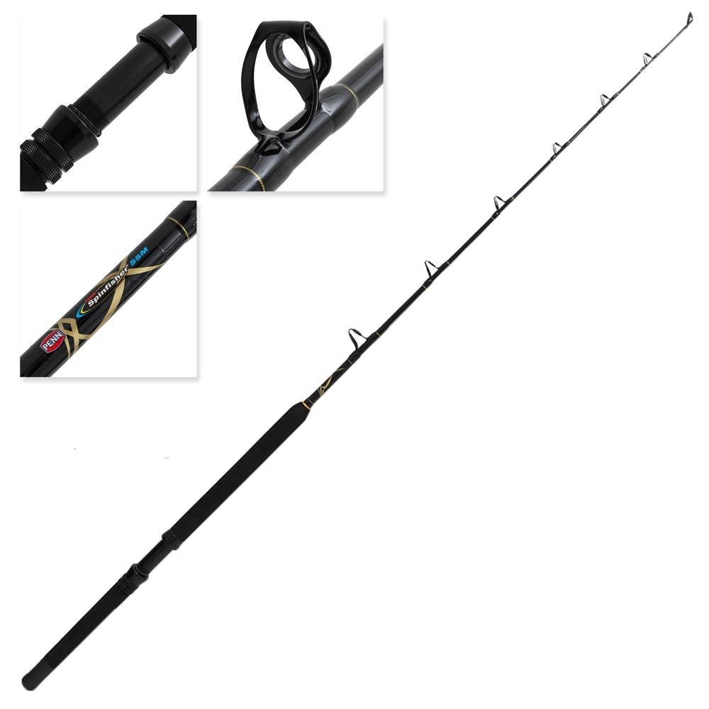 PENN Squall II 50 Spinfisher SSM Medium Overhead Boat Combo 5ft 6in 15-25kg 1pc