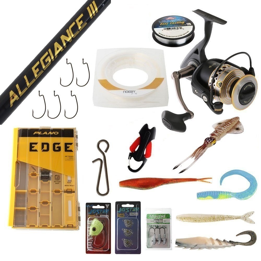 PENN Battle Allegiance Ultimate Softbait Tackle Package 7ft 6-10kg 2pc