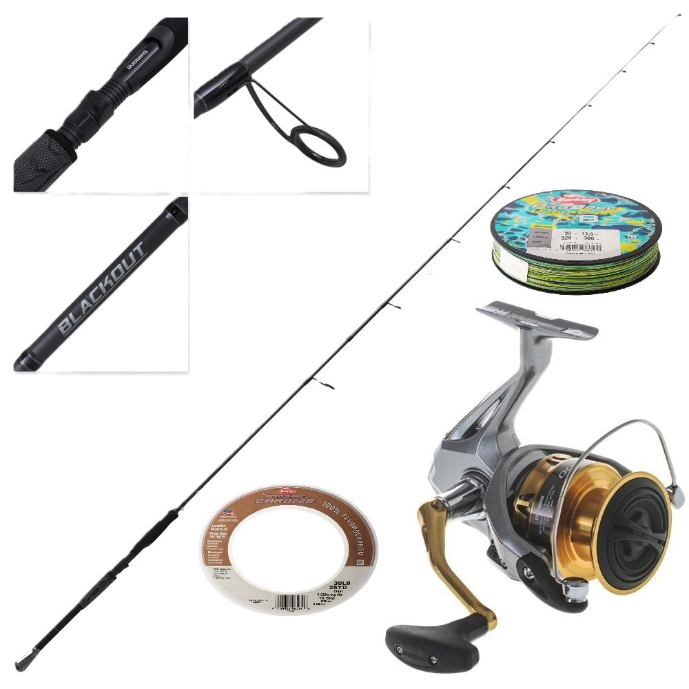 Shimano Sedona Blackout Slider Value Package 7ft 5-10kg 2pc