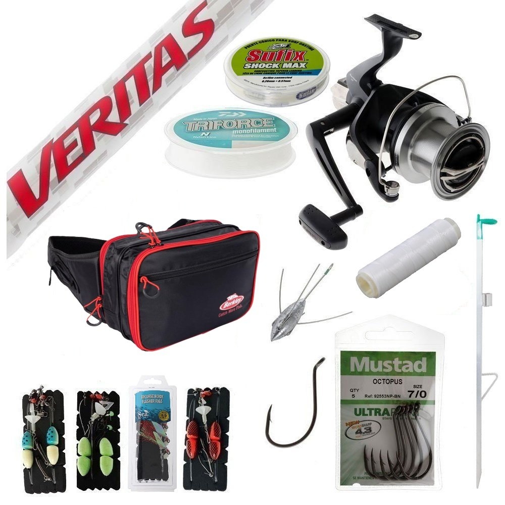 Shimano Beastmaster 14000 Veritas Surfcasting Value Package 14ft 6in 8-15kg 3pc