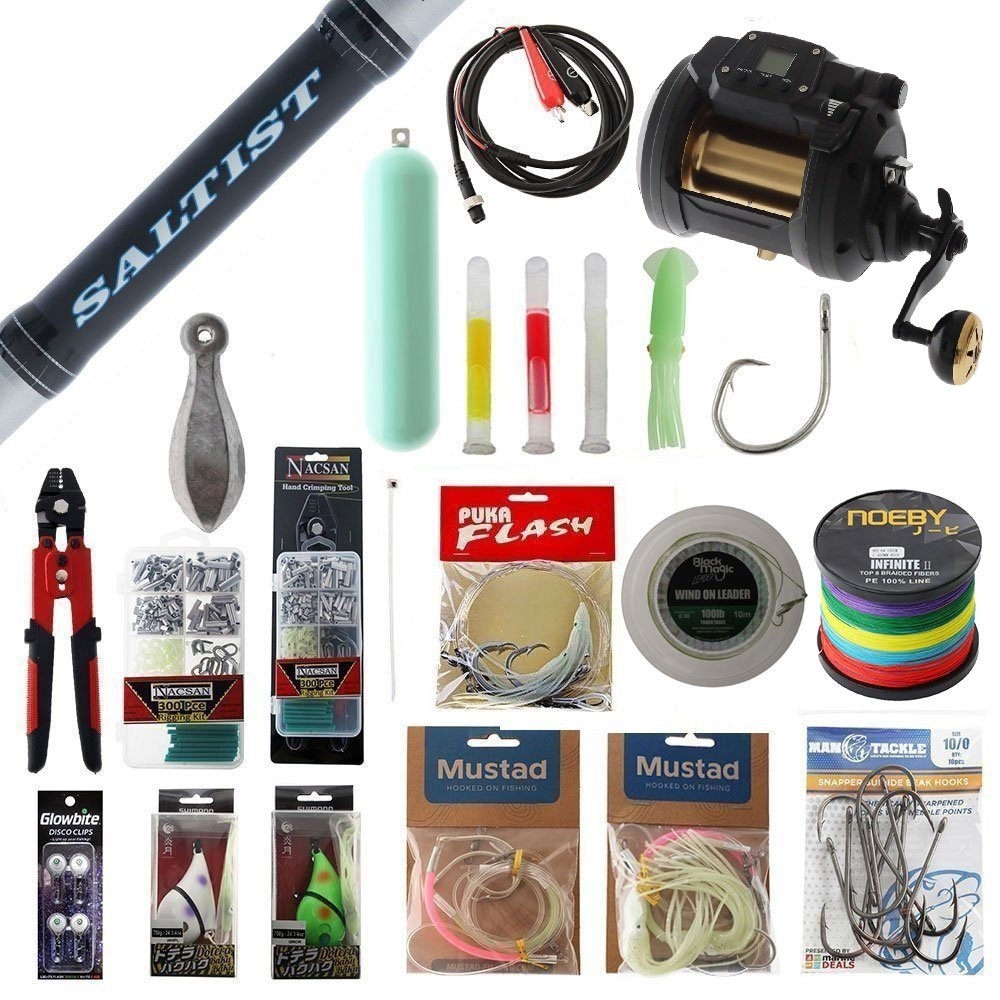 Daiwa Tanacom Saltist Ultimate Electric Deep Drop Package 5ft 6in PE6-10 2pc 
