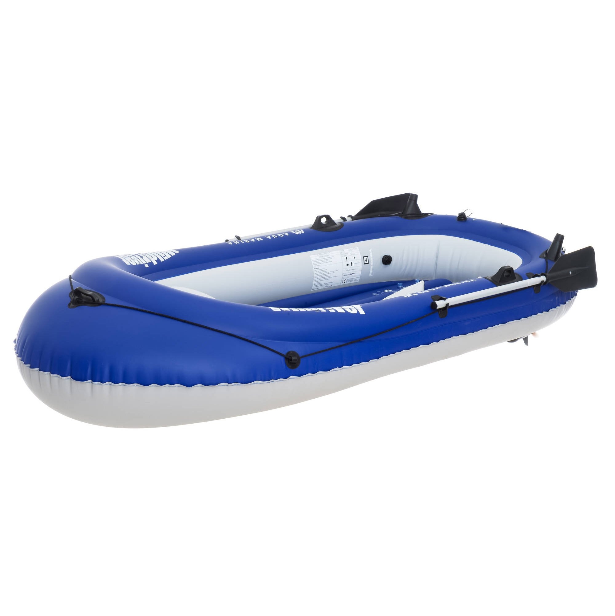 Aqua Marina Wildriver 3-Person Inflatable Boat Package with Trolling Motor 9ft 3in 180W