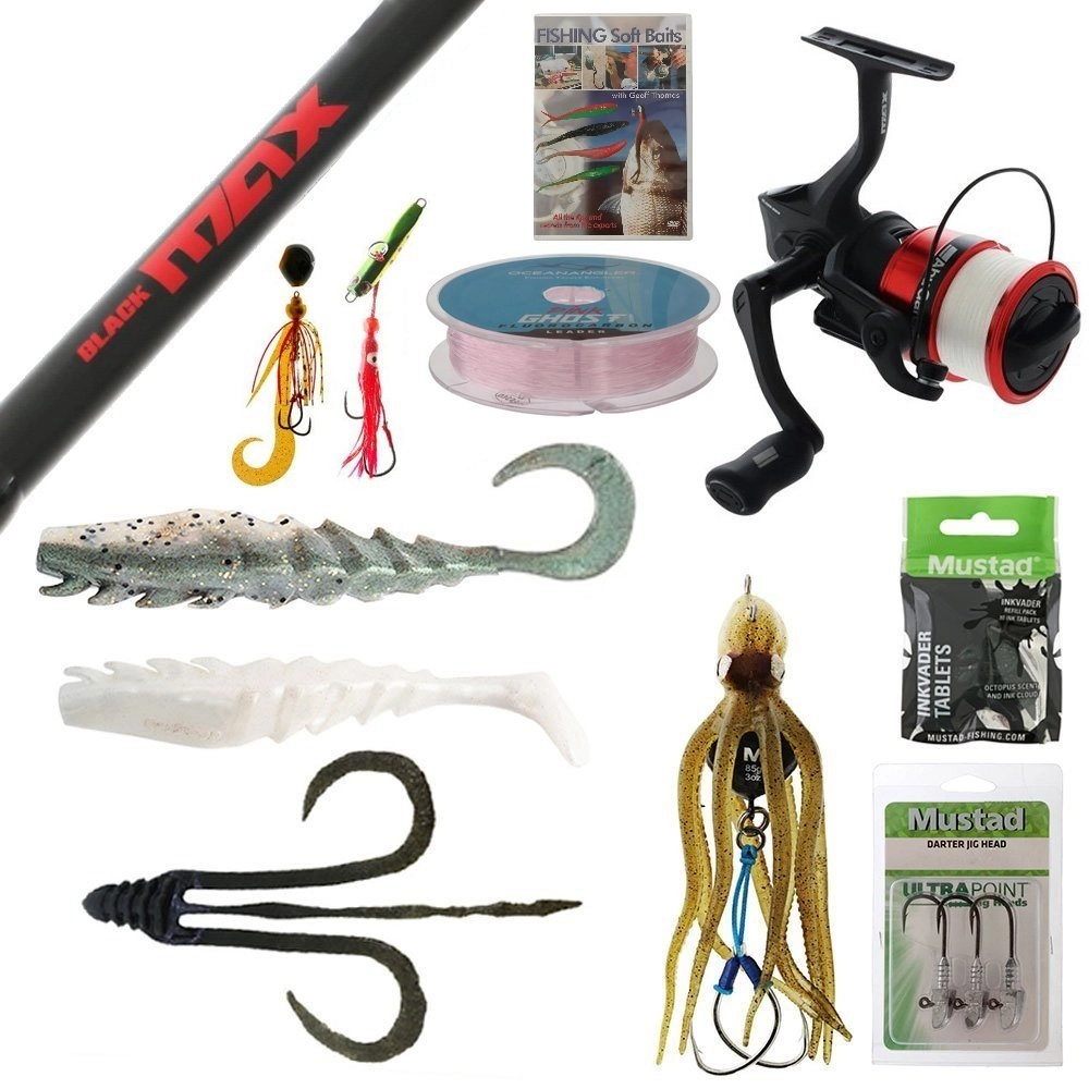 abu garcia black max sp20 X spinning reel incl. 0.15 mm plait line Sports & Outdoors an Abu skeletonized reel seat Jual Sale!!! Reel Abu Garcia