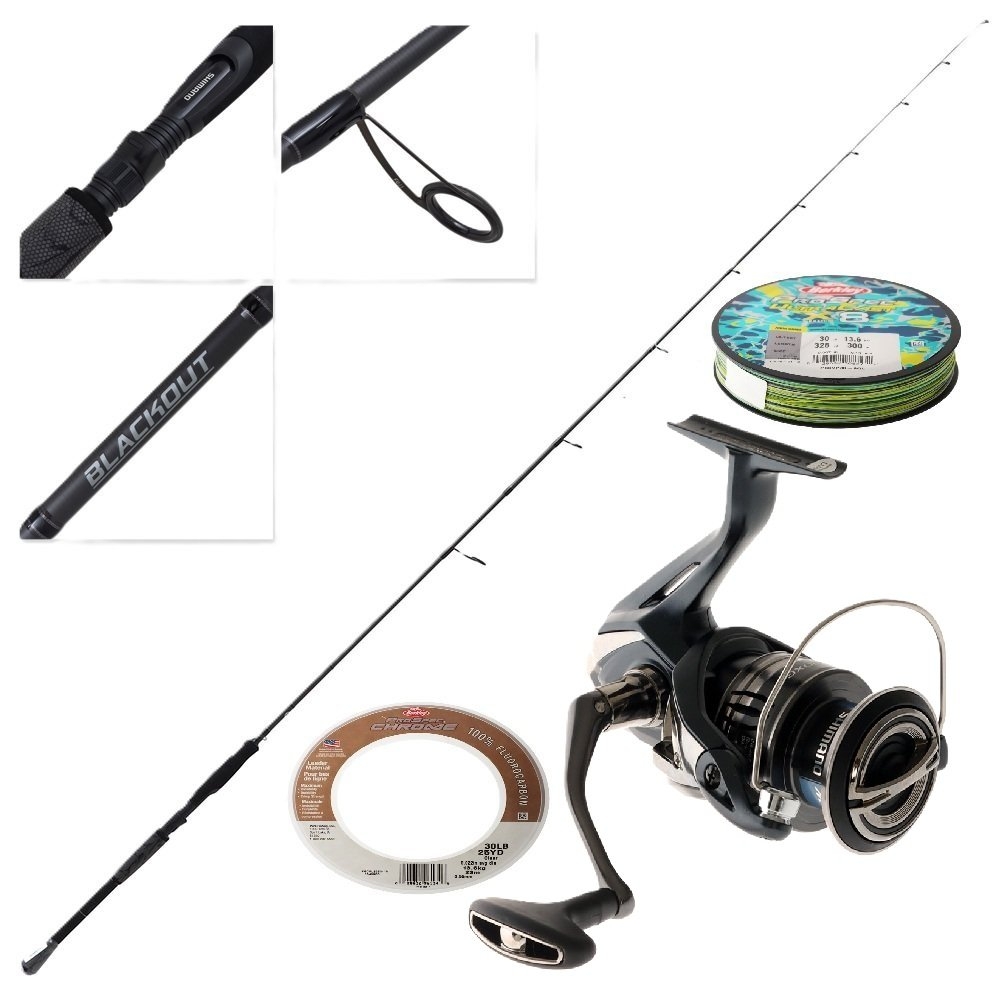 Shimano Miravel 4000 Blackout Slider Value Package 7ft 5-10kg 2pc